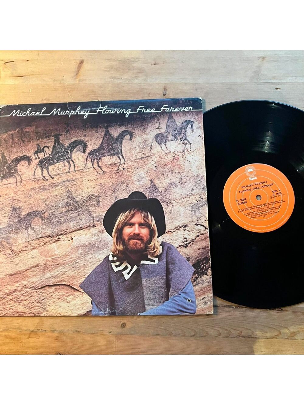 Michael Murphy - Flowing Free Forever 33rpm VG+ VR18